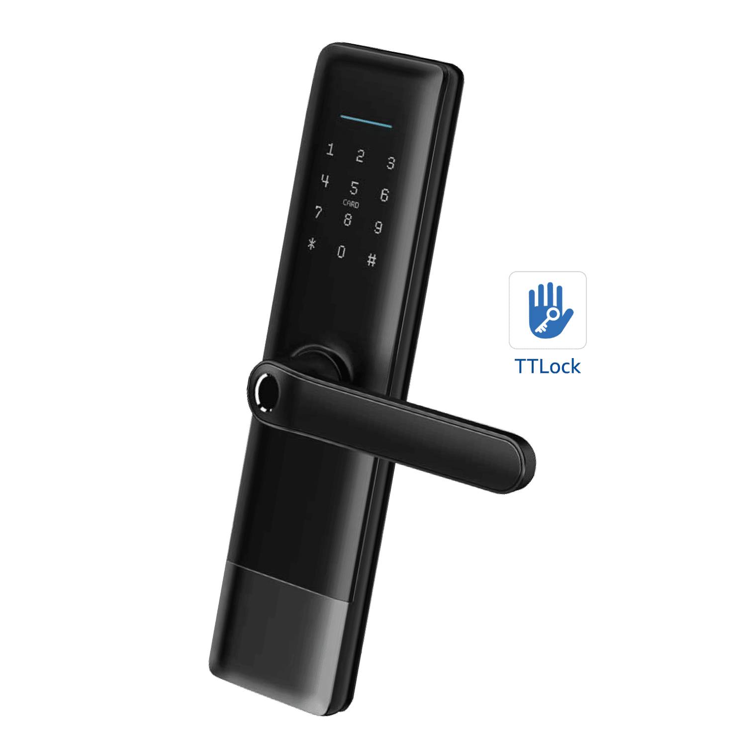 Cerradura inteligente para airbnb y hoteles - Bluetooth H2B Automatizate Negro 