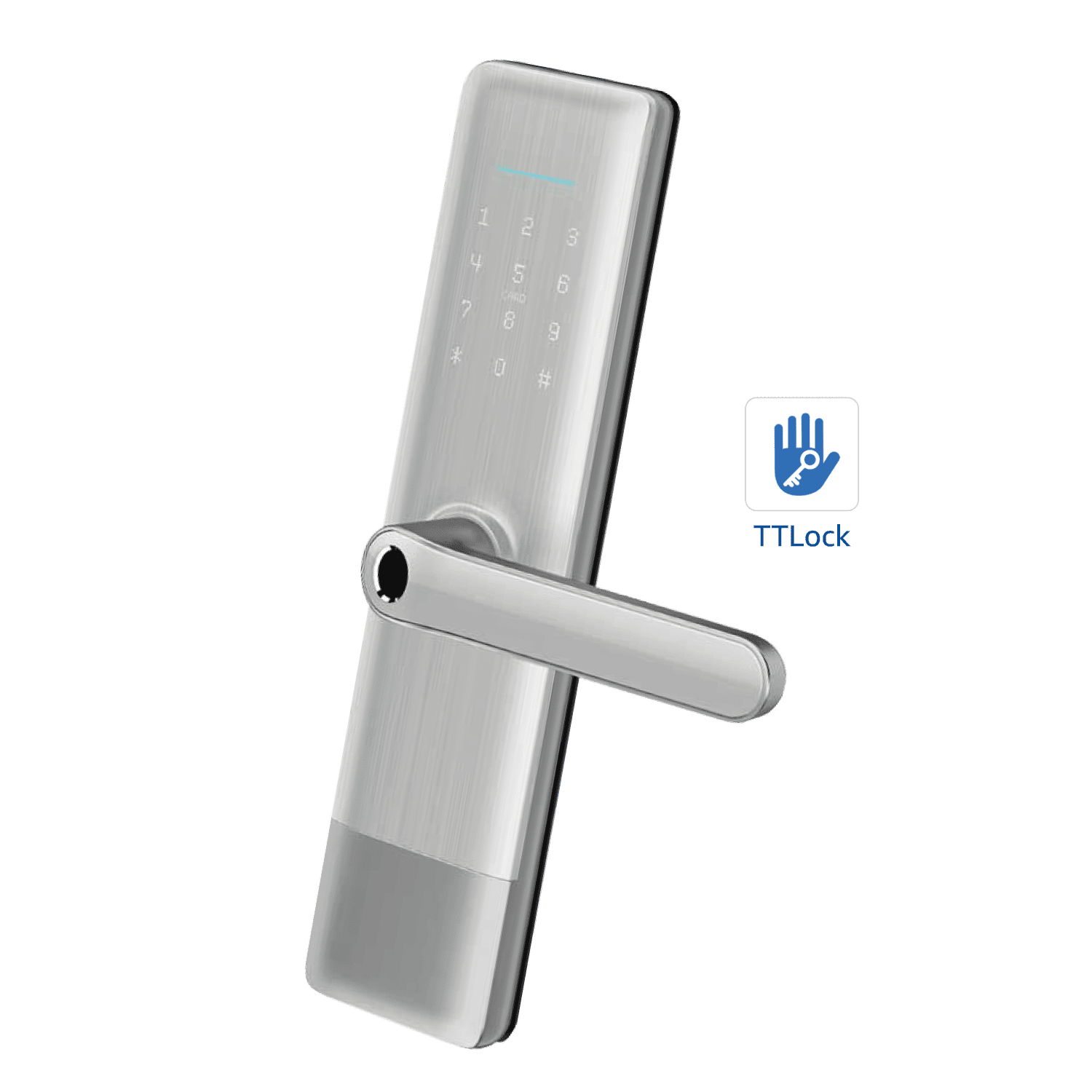 Cerradura inteligente para airbnb y hoteles - Bluetooth H2B Automatizate Gris