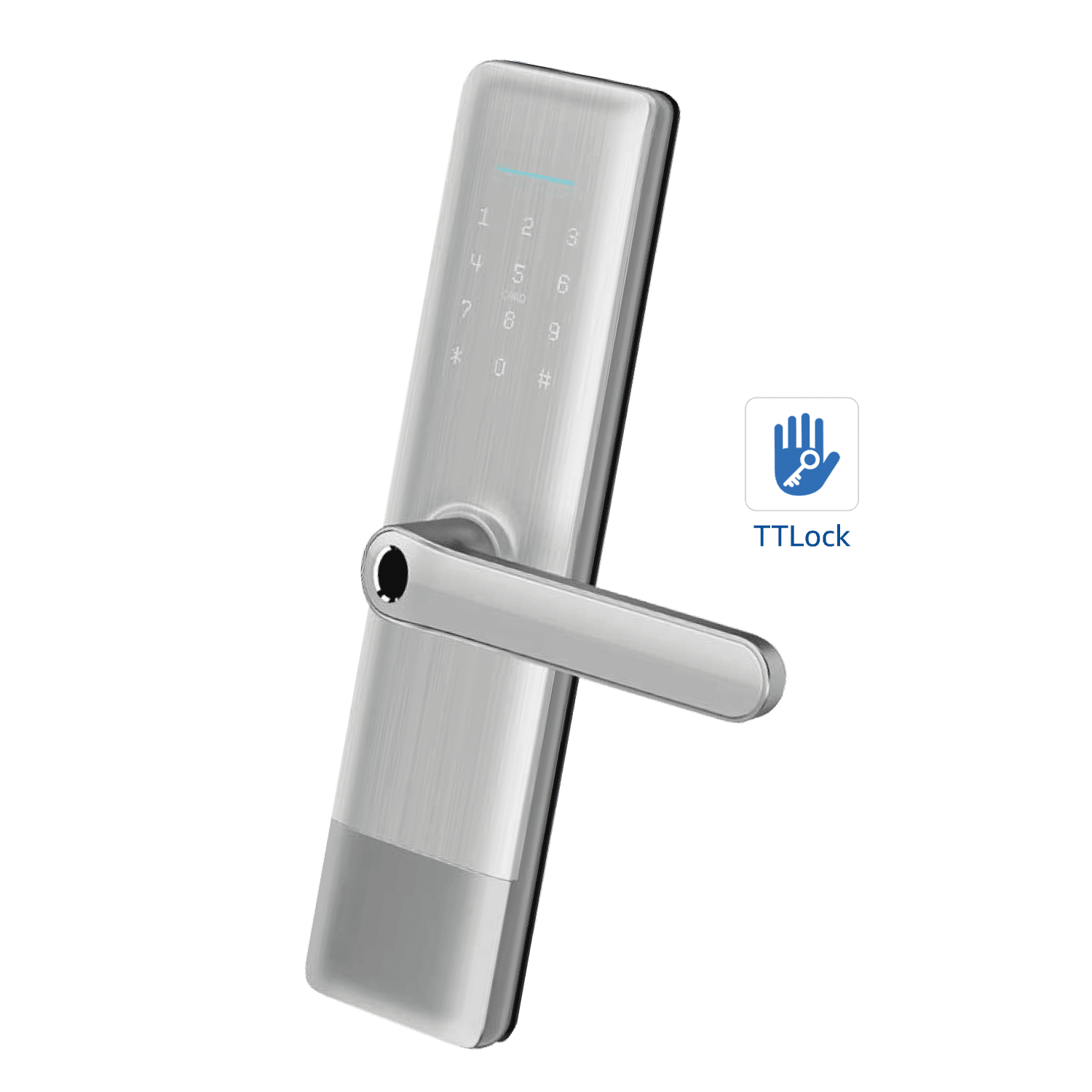 Cerradura inteligente para airbnb y hoteles - Bluetooth H2B Automatizate Gris 