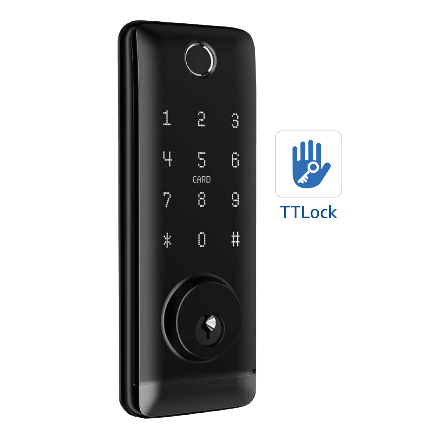 Cerrojo inteligente Bluetooth T1B Automatizate Negro 