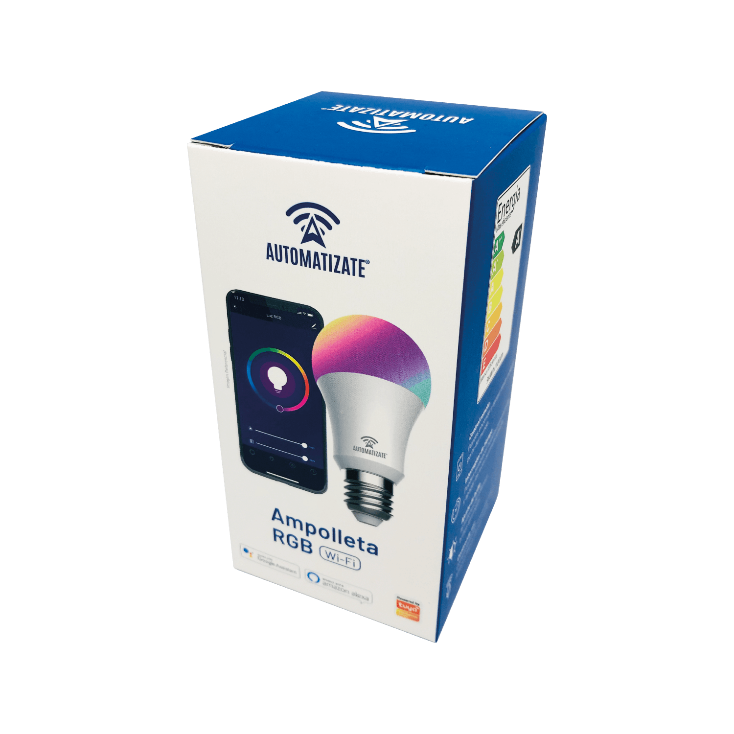 Ampolleta RGB DIMMEABLE 9W Wi-Fi Iluminación Automatizate