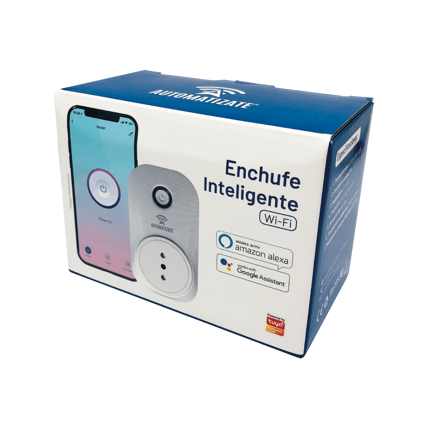 Enchufe Inteligente Wi-Fi Energía Automatizate