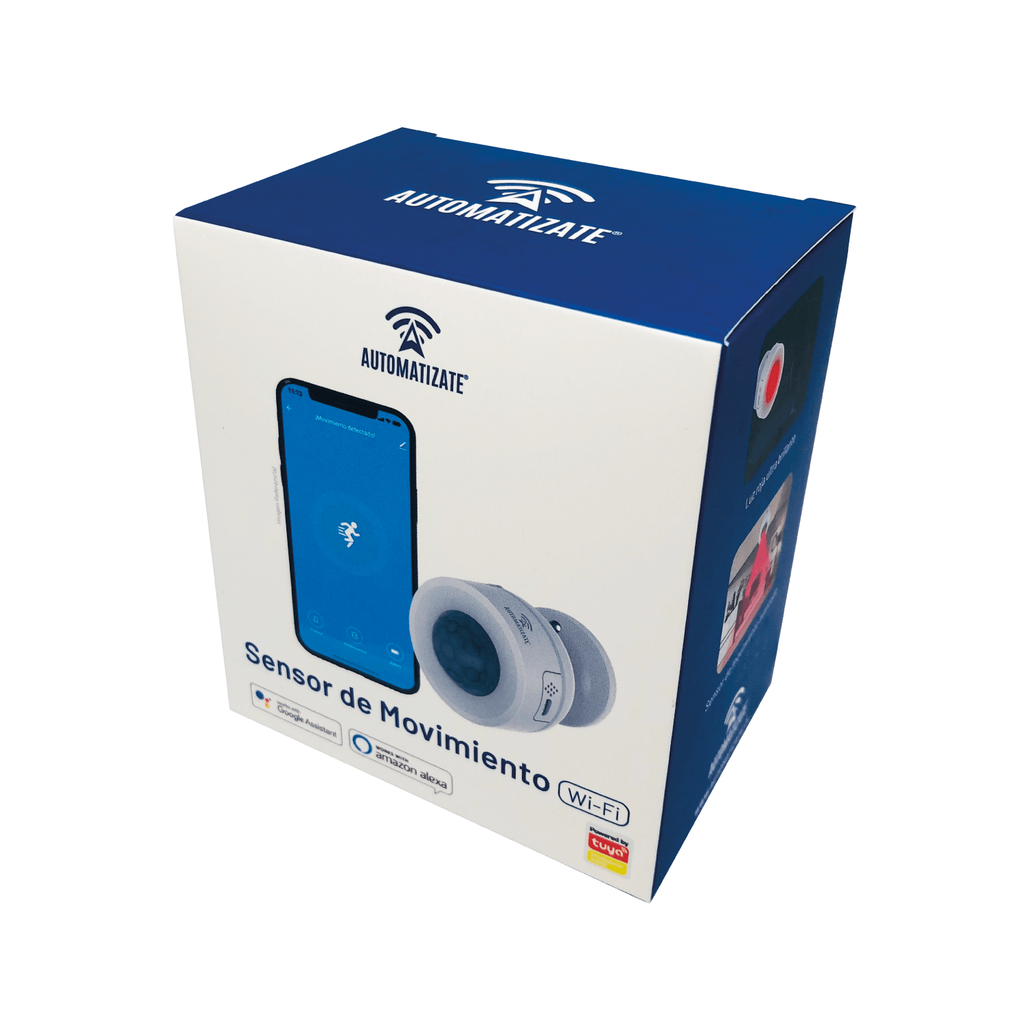 Sensor movimiento con temperatura y humedad Wi-Fi Seguridad Automatizate