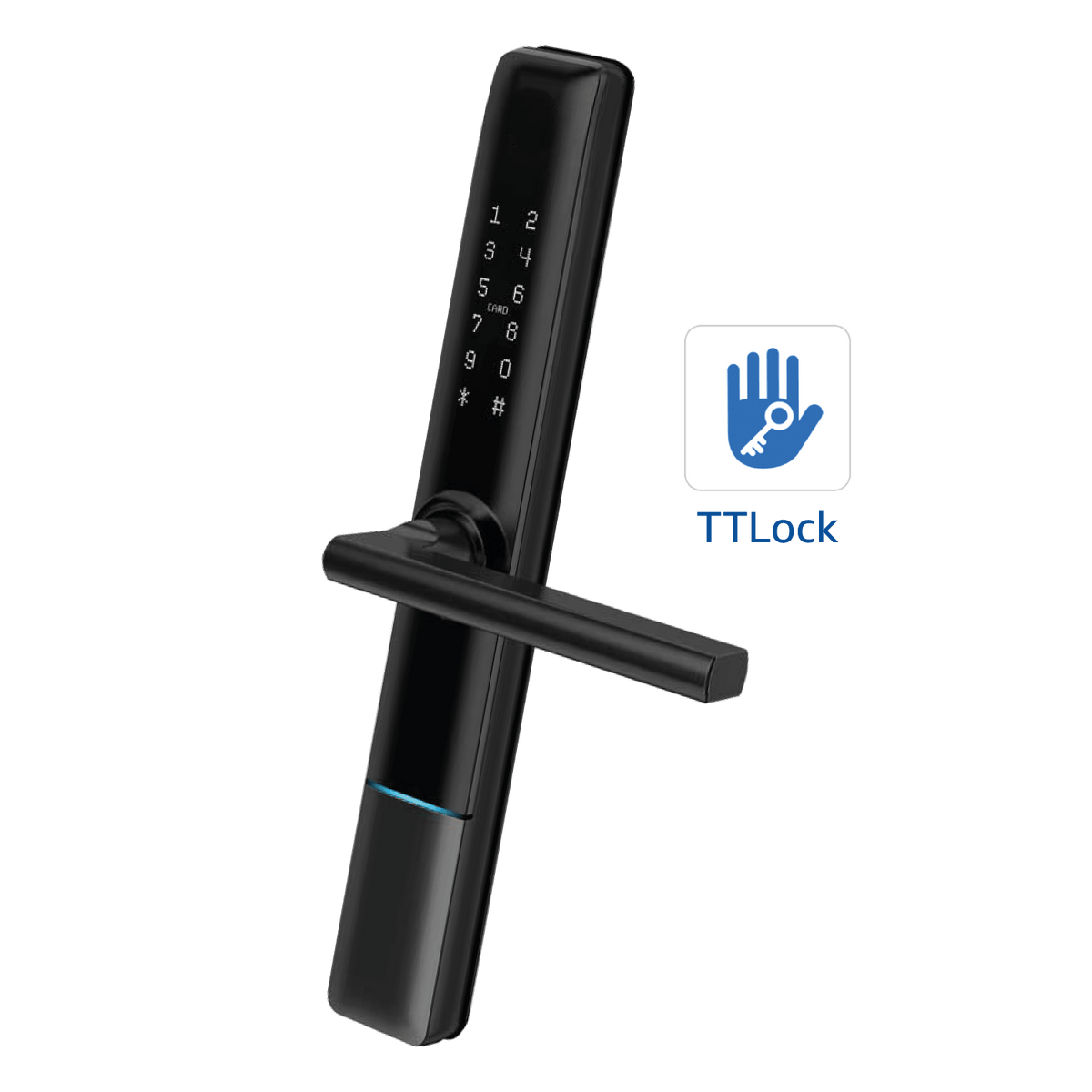 Cerradura inteligente bluetooth S1A Automatizate Negro