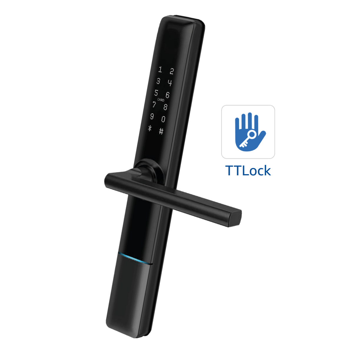 Cerradura inteligente bluetooth S1A Automatizate Negro 