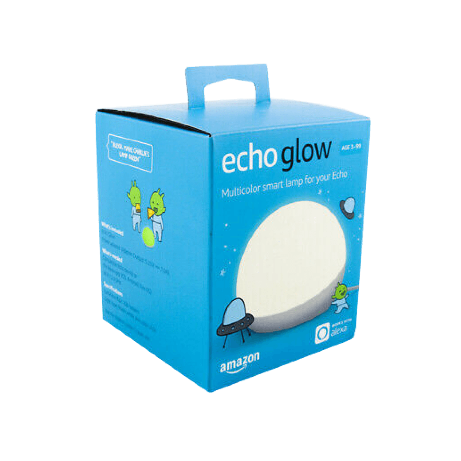 Echo Glow – Lámpara inteligente multicolor – Requiere un dispositivo Alexa  compatible
