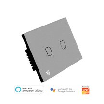 Interruptor Wi-Fi 2 TECLAS SIN NEUTRO Iluminación Generico Gris 