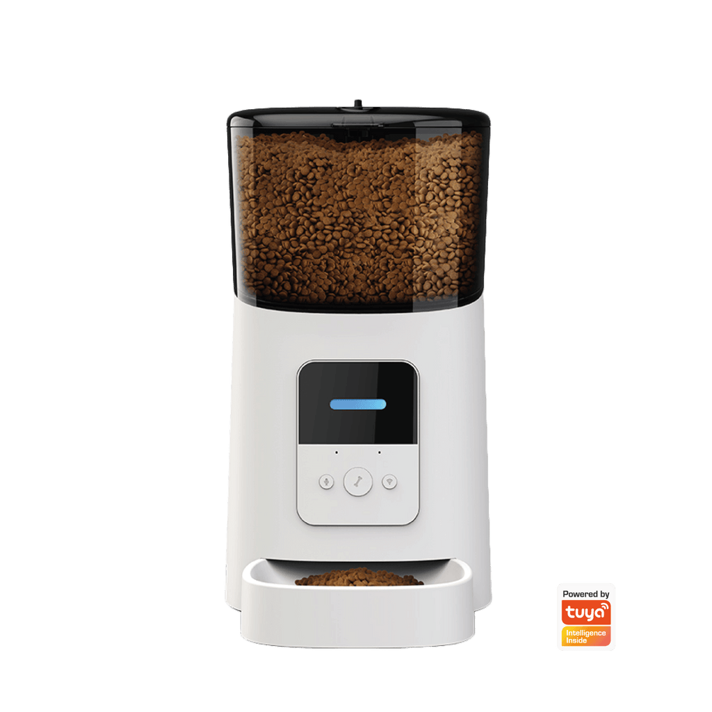 Dispensador automático de alimento para perros y gatos